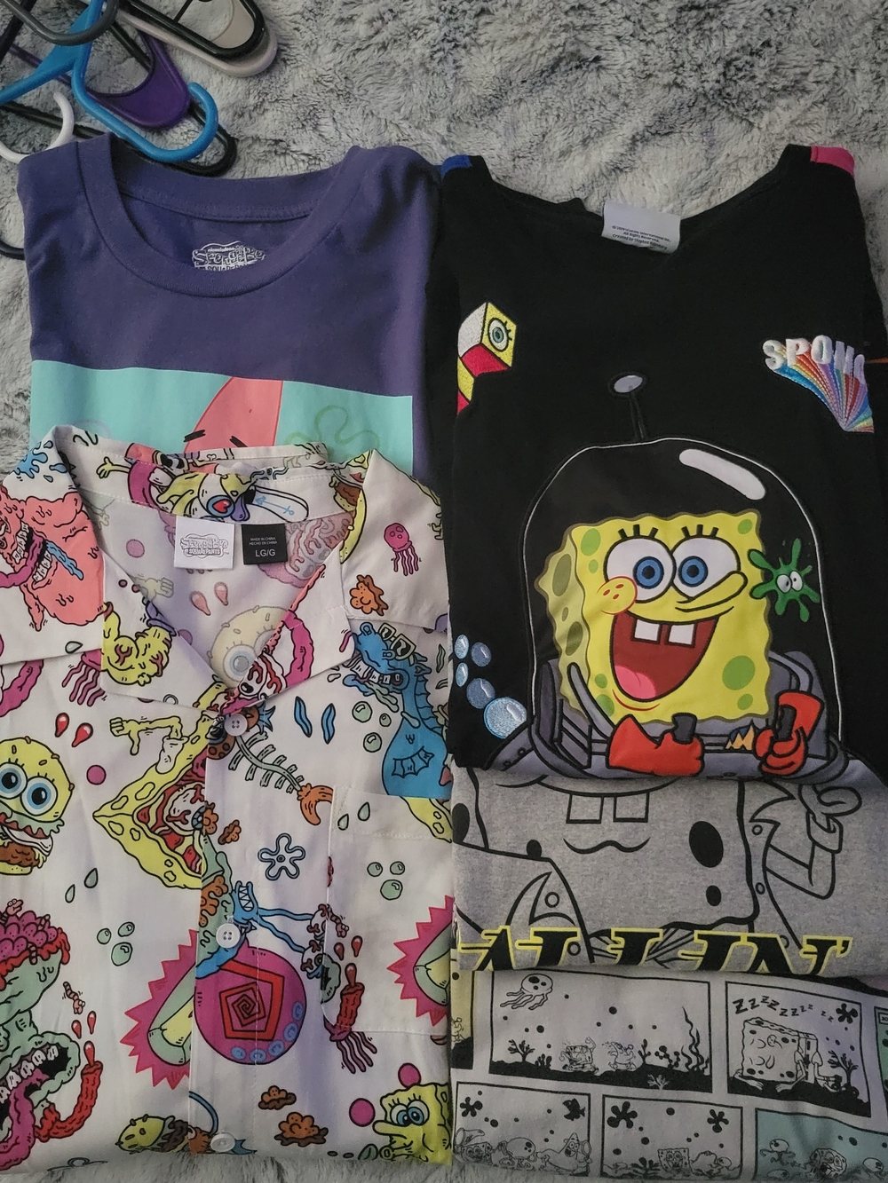 Nickelodeon SpongeBob Cartoon Shirt Lot